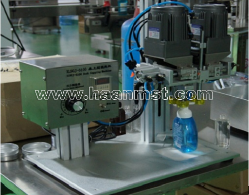 Máy vặn nắp chai bán tự động Shenzhen Penglai XY-SCM001